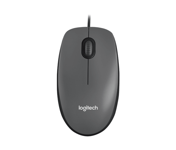 M100 Corded Mouse 3-Buttons,1000 DPI Optical Tracking, Ambidextrous, Compatible with PC, Mac, Laptop