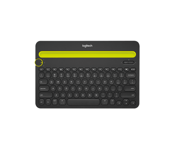 Bluetooth Multi-Device Keyboard K480 Multi-Device Keyboard for Windows, macOS, iPadOS, Android or Chrome OS, Bluetooth, Compact, Compatible with PC, Mac, Laptop, Smartphone, Tablet