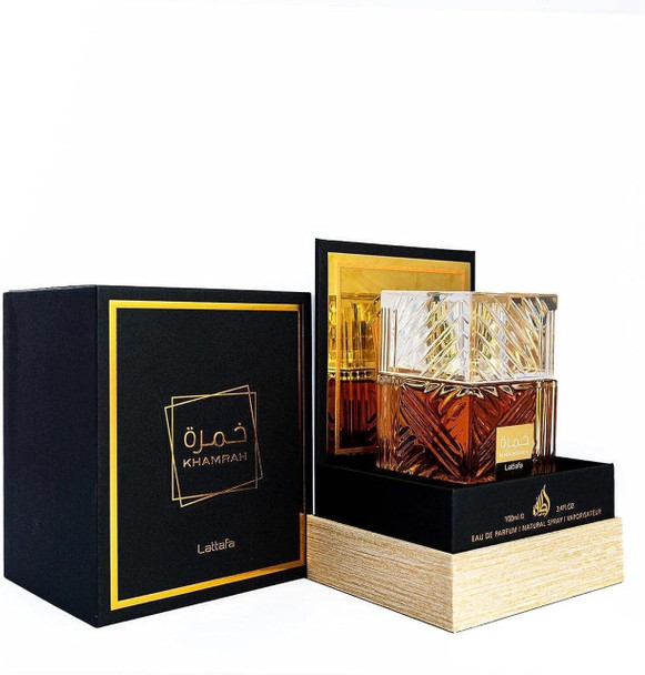Lattafa Khamrah for Unisex Eau de Parfum Spray 100ml (3.4Oz)
