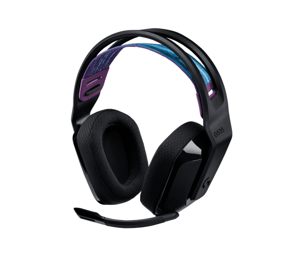 G535 Lightspeed Wireless Gaming Headset - Lightweight on-Ear Headphones, flip to Mute mic, Stereo, USB Rechargeable