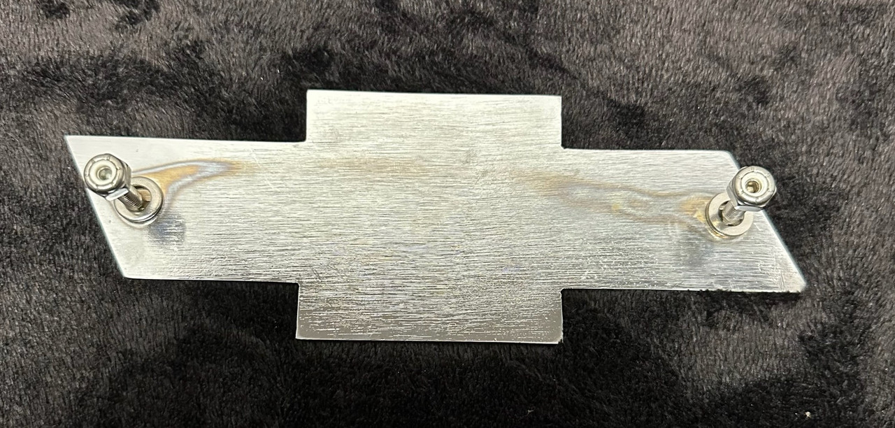 Hand Engraved Chrome Plated Front Chevy Bowtie C10
