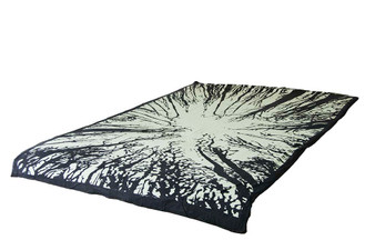 Psychedelic Forest Mandala Tapestry Bohemian Wall Hanging Throw Dorm Decor