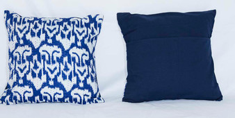 Handmade Blue Kantha Threaded Pillow Cushion Covers