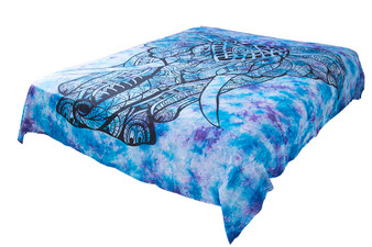 Hippie Tie-Dye Elephant Mandala Tapestry Bohemian Wall Hanging Dorm Decor