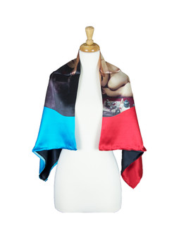 AamiraA Beauty Mulberry Satin Silk Stole Women Square Scarf