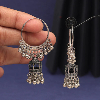 Palki Style Oxidised Earrings