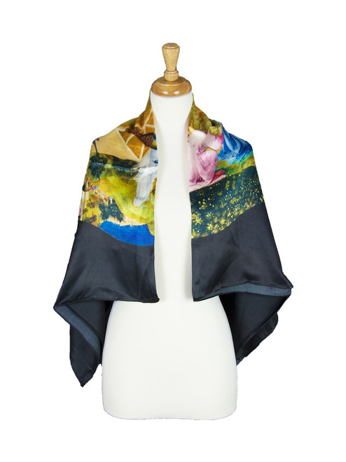 AamiraA Jesus Soft Mulberry Satin Silk Stole Women Square Scarf 