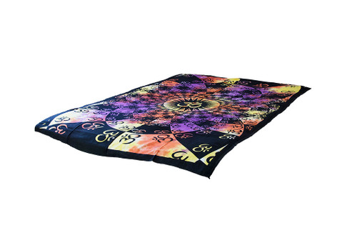 Om Mandala Tapestry Bohemian Wall Hanging Throw Dorm Decor