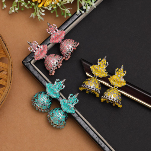 Goddess Laxmi Style Jhumka