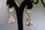 18K Gold Trio Zircon AAA Designer Dangle Brass Earrings