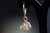 18K Gold Trio Zircon AAA Designer Dangle Brass Earrings
