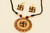 AamiraA Fine Handcrafted Bamboo Round Swastik Designer Jewelry Set