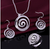 925 Sterling Silver Plated Sprial Designer Women Brass Set 