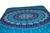 Hippie Dark Blue White Mandala Tapestry Bohemian Wall Hanging Throw Dorm Decor