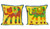 Kantha Patchwork Elephant Yellow Blue Cushion Covers Decorative Pillow Case