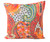 Kantha Embroidered Printed Red Cushion Covers Decorative Pillow Case