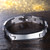 Christian Religious Spanish Prayer Jesus Silver Stainless Steel Unisex Bracelet
