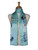AamiraA Vintage Dishware Soft Mulberry Satin Silk Stole Women Long Scarf 