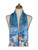AamiraA Mesmerising Floweret Soft Mulberry Satin Silk Stole Women Long Scarf 