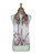 AamiraA Cream Gladiolus Flower Soft Mulberry Satin Silk Stole Women Long Scarf