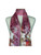 AamiraA Pink Flower Bouquet Soft Mulberry Satin Silk Stole Women Long Scarf