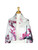 AamiraA Pink Floral Mulberry Satin Silk Stole Women Square Scarf