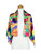 AamiraA Colorful Swirl Mulberry Satin Silk Stole Women Square Scarf