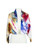 Abstract Mulberry Satin Silk Stole Women Square Scarf