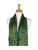 AamiraA Emerald Green Spring Mulberry Chiffon Silk Stole Women Scarf