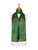 AamiraA Emerald Green Spring Mulberry Chiffon Silk Stole Women Scarf