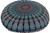 Mustard Blue Mandala Pillow Ottoman Poufs Cushion Covers