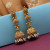Matte Gold Large Hanging Jhumka