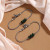 Green Color Oxidised Anklets