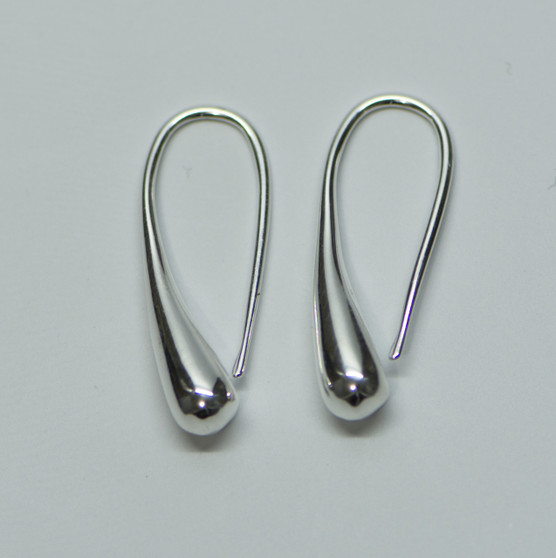 925 Sterling Silver Plated Waterdrop Earrings