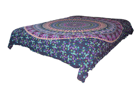 Hippie Intricate Mandala Tapestry Bohemian Wall Hanging Throw Dorm Decor