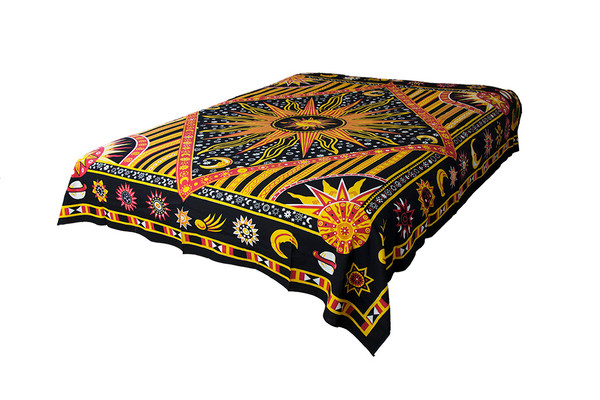 Solar Planets Mandala Tapestry Bohemian Wall Hanging Throw Dorm Decor