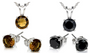 18K White Gold Plated 3 CTW Swarovski Elements Crystal Necklace Earrings Set