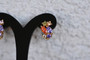 18K Gold Multicolor Zircon AAA Designer Brass Earrings