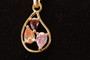 18K Gold Multicolor Teardrop Zircon AAA Designer Women Brass Set 