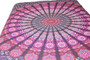 Hippie Pink Purple Mandala Tapestry Bohemian Wall Hanging Throw Dorm Decor	
