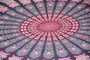 Hippie Pink Purple Mandala Tapestry Bohemian Wall Hanging Throw Dorm Decor	