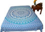 Blue Green Mandala Tapestry Ombre Wall Hanging Throw Dorm Decor