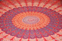 Hippie Red Mandala Tapestry Bohemian Wall Hanging Throw Dorm Decor