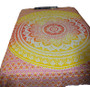 Hippie Yellow Red Mandala Tapestry Bohemia Wall Hanging Throw Dorm Decor