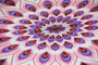 Hippie Red Purple Mandala Tapestry Bohemia Wall Hanging Throw Dorm Decor