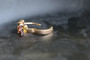 18K Gold Rainbow Zircon AAA Designer Brass Earrings