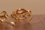18K Gold Peacock Zircon AAA Designer Brass Earrings