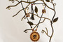 AamiraA Fine Handcrafted Bamboo Round Swastik Designer Jewelry Set