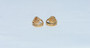 18K Gold Spades Zircon AAA Designer Brass Earrings