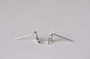 925 Sterling Silver Fashion Cross Studs Hypoallergenic Earrings